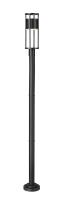 LED Outdoor Post Moun Fixture by Z-Lite - Luca Collection, Black Finish - 517PHM-567P-BK-LED