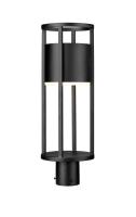 LED Outdoor Post Moun Fixture by Z-Lite - Luca Collection, Black Finish - 517PHM-BK-LED