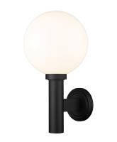 One Light Outdoor Wall Light by Z-Lite - Laurent Collection, Black Finish - 597B-BK