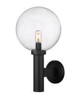 One Light Outdoor Wall Light by Z-Lite - Laurent Collection, Black Finish - 599B-BK