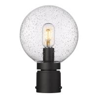 One Light Outdoor Post Mount Fixture by Z-Lite - Laurent Collection, Black Finish - 599PHM-BK