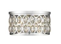 Five Light Flush Mount by Z-Lite - Dealey Collection, Chrome Finish - 6010F18CH