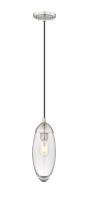 One Light Pendant by Z-Lite - Arden Collection, Brushed Nickel Finish - 651P-BN