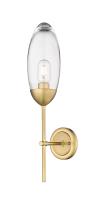 One Light Wall Sconce by Z-Lite - Arden Collection, Rubbed Brass Finish - 651S-RB