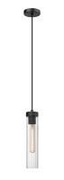 One Light Pendant by Z-Lite - Beau Collection, Matte Black Finish - 740P-MB