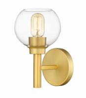 One Light Wall Sconce by Z-Lite - Sutton Collection, Brushed Gold Finish - 7502-1S-BG
