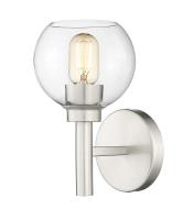 One Light Wall Sconce by Z-Lite - Sutton Collection, Brushed Nickel Finish - 7502-1S-BN