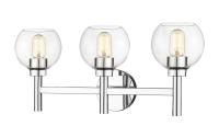 Three Light Vanity by Z-Lite - Sutton Collection, Chrome Finish - 7502-3V-CH