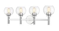 Four Light Vanity by Z-Lite - Sutton Collection, Chrome Finish - 7502-4V-CH