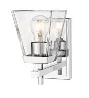 One Light Wall Sconce by Z-Lite - Lauren Collection, Chrome Finish - 819-1S-CH