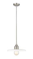 One Light Pendant by Z-Lite - Paloma Collection, Brushed Nickel Finish - 820P14-BN