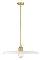 One Light Pendant by Z-Lite - Paloma Collection, Olde Brass Finish - 820P24-OBR