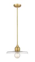 One Light Pendant by Z-Lite - Paloma Collection, Olde Brass Finish - 821P14-OBR