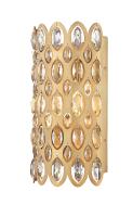 Two Light Wall Sconce by Z-Lite - Dealey Collection, Heirloom Brass Finish - 822-2S-HB