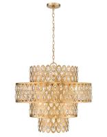 13 Light Chandelier by Z-Lite - Dealey Collection, Heirloom Brass Finish - 822P26-HB
