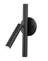LED Wall Sconce by Z-Lite - Forest Collection, Matte Black Finish - 917-3S-MB-LED