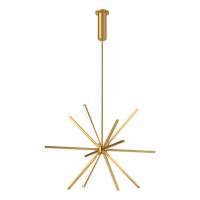 LED Chandelier by Kuzco Lighting - Sirius Minor Collection, Brushed Gold Finish - CH14232-BG