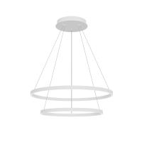 LED Chandelier by Kuzco Lighting - Cerchio Collection, White Finish - CH87232-WH