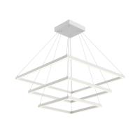 LED Chandelier by Kuzco Lighting - Piazza Collection, White Finish - CH88332-WH