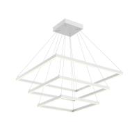 LED Chandelier by Kuzco Lighting - Piazza Collection, White Finish - CH88332-WH