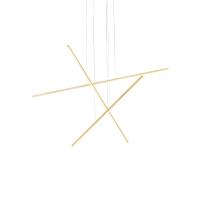 LED Pendant by Kuzco Lighting - Vega Minor Collection, Brushed Gold Finish - MP18203-BG