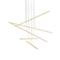 LED Pendant by Kuzco Lighting - Vega Minor Collection, Brushed Gold Finish - MP18205-BG