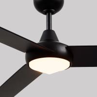 56" Ceiling Fan by Kuzco Lighting - Owens Collection, Matte Black Finish - CF94956-MB