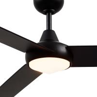 56" Ceiling Fan by Kuzco Lighting - Owens Collection, Matte Black Finish - CF94956-MB
