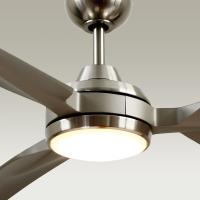 60" Ceiling Fan by Kuzco Lighting - Fremont Collection, Brushed Nickel Finish - CF95960-BN