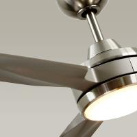 60" Ceiling Fan by Kuzco Lighting - Fremont Collection, Brushed Nickel Finish - CF95960-BN