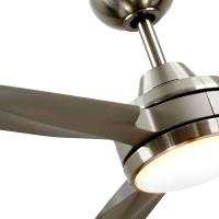 60" Ceiling Fan by Kuzco Lighting - Fremont Collection, Brushed Nickel Finish - CF95960-BN
