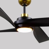 56" Ceiling Fan by Kuzco Lighting - Horizon Collection, Brushed Gold Finish - CF96956-BG