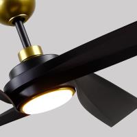 56" Ceiling Fan by Kuzco Lighting - Horizon Collection, Brushed Gold Finish - CF96956-BG