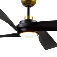 56" Ceiling Fan by Kuzco Lighting - Horizon Collection, Brushed Gold Finish - CF96956-BG