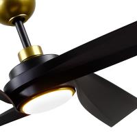 56" Ceiling Fan by Kuzco Lighting - Horizon Collection, Brushed Gold Finish - CF96956-BG
