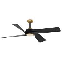 56" Ceiling Fan by Kuzco Lighting - Horizon Collection, Brushed Gold Finish - CF96956-BG