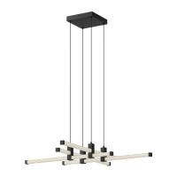 LED Chandelier by Kuzco Lighting - Blade Collection, Black Finish - CH23534-BK