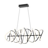 LED Chandelier by Kuzco Lighting - Collide Collection, Black Finish - CH96442-BK