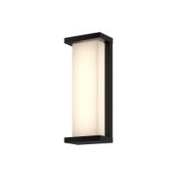 LED Exterior Wall Mount by Kuzco Lighting - Bravo Collection, Black Finish - EW70714-BK