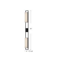 LED Exterior Wall Mount by Kuzco Lighting - Aspen Collection, Black Finish - EW72560-BK