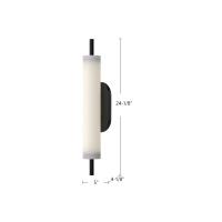 LED Exterior Wall Mount by Kuzco Lighting - Estes Collection, Black Finish - EW72724-BK