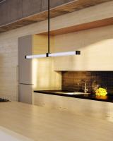 LED Linear Pendant by Kuzco Lighting - Blade Collection, Black Finish - LP23532-BK