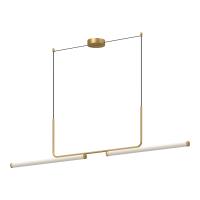 LED Linear Pendant by Kuzco Lighting - Vesper Collection, Brushed Gold Finish - LP73073-BG