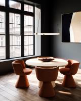 LED Pendant by Kuzco Lighting - Bruni Collection, Brushed Gold Finish - PD24732-BG
