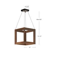 LED Pendant by Kuzco Lighting - Morina Collection, Walnut Finish - PD32901-WT