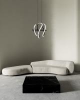 LED Pendant by Kuzco Lighting - Collide Collection, Black Finish - PD96416-BK