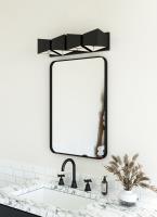 LED Vanity by Kuzco Lighting - Cubix Collection, Black/White Finish - VL31224-BK/WH
