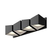 LED Vanity by Kuzco Lighting - Cubix Collection, Black/White Finish - VL31224-BK/WH