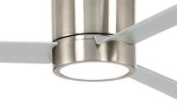 52" Ceiling Fan by Minka Aire - Roto Flush Collection, Brushed Nickel Finish - F644L-BN