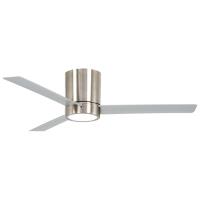 52" Ceiling Fan by Minka Aire - Roto Flush Collection, Brushed Nickel Finish - F644L-BN